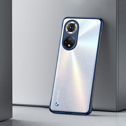 Handyhülle Hülle Crystal Rahmenlos Hartschalen Tasche Schutzhülle H01 für Huawei Honor 50 Pro 5G Blau