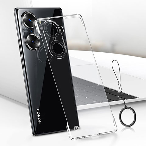 Handyhülle Hülle Crystal Rahmenlos Hartschalen Tasche Schutzhülle H01 für Huawei Honor 60 5G Klar