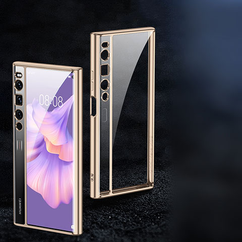 Handyhülle Hülle Crystal Tasche Schutzhülle AC1 für Huawei Mate Xs 2 Gold