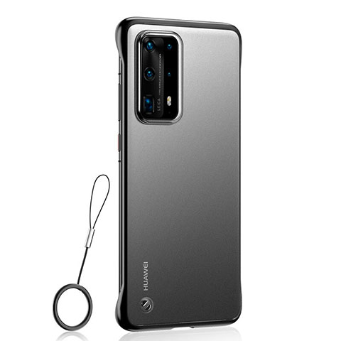 Handyhülle Hülle Crystal Tasche Schutzhülle C01 für Huawei P40 Pro+ Plus Schwarz