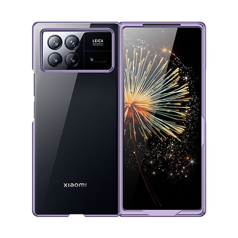 Handyhülle Hülle Crystal Tasche Schutzhülle für Xiaomi Mix Fold 3 5G Violett