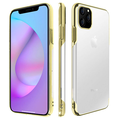 Handyhülle Hülle Crystal Tasche Schutzhülle H01 für Apple iPhone 11 Pro Gold