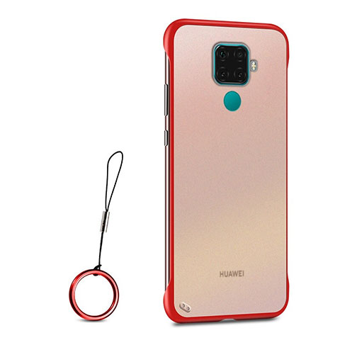 Handyhülle Hülle Crystal Tasche Schutzhülle H01 für Huawei Mate 30 Lite Rot