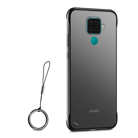 Handyhülle Hülle Crystal Tasche Schutzhülle H01 für Huawei Mate 30 Lite Schwarz