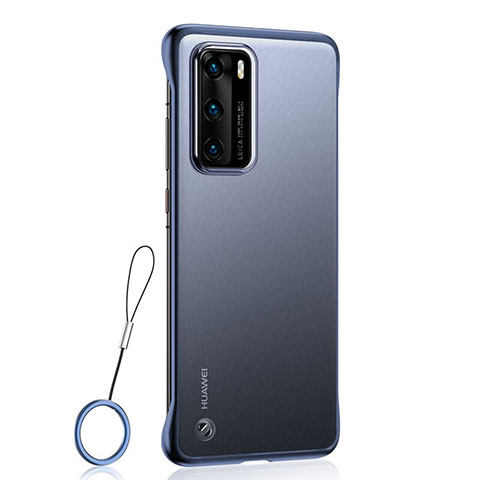 Handyhülle Hülle Crystal Tasche Schutzhülle H01 für Huawei P40 Blau