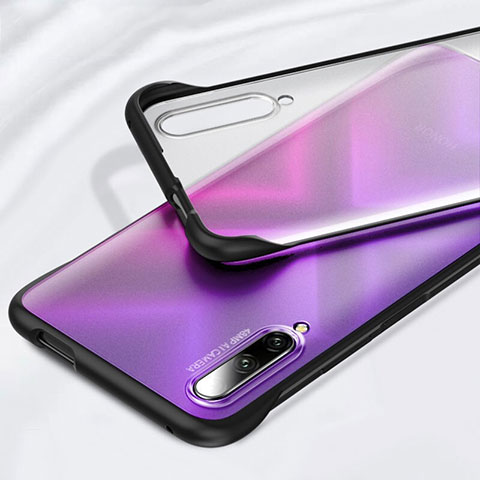 Handyhülle Hülle Crystal Tasche Schutzhülle H01 für Huawei Y9s Schwarz