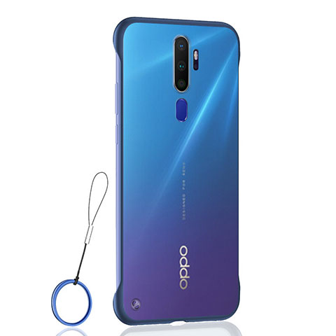 Handyhülle Hülle Crystal Tasche Schutzhülle H01 für Oppo A11 Blau