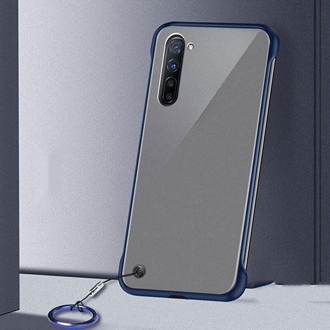 Handyhülle Hülle Crystal Tasche Schutzhülle H01 für Oppo F15 Blau