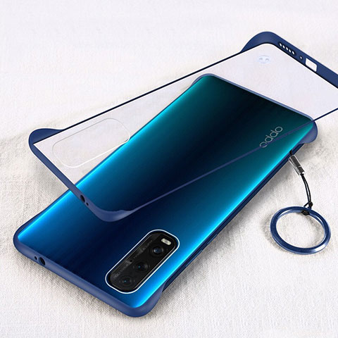 Handyhülle Hülle Crystal Tasche Schutzhülle H01 für Oppo Find X2 Blau