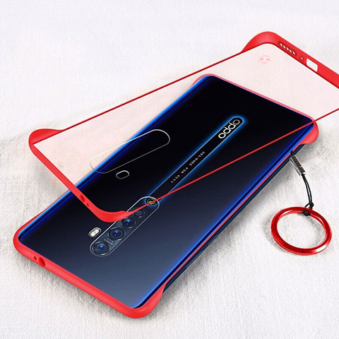 Handyhülle Hülle Crystal Tasche Schutzhülle H01 für Oppo Reno2 Rot