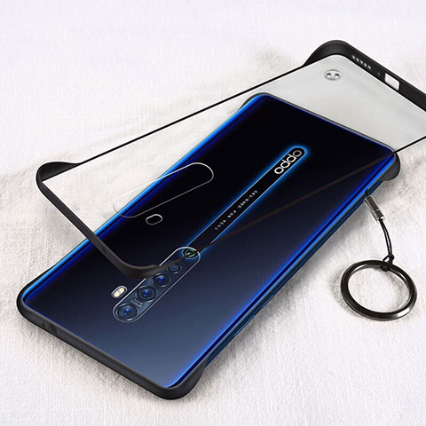 Handyhülle Hülle Crystal Tasche Schutzhülle H01 für Oppo Reno2 Schwarz