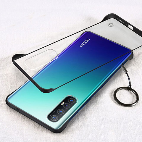 Handyhülle Hülle Crystal Tasche Schutzhülle H01 für Oppo Reno3 Pro Schwarz