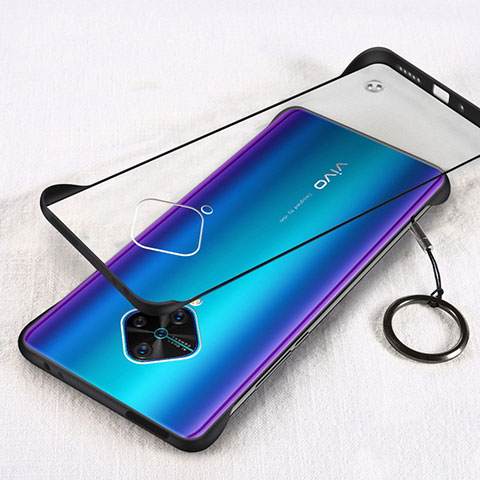 Handyhülle Hülle Crystal Tasche Schutzhülle H01 für Vivo X50 Lite Schwarz