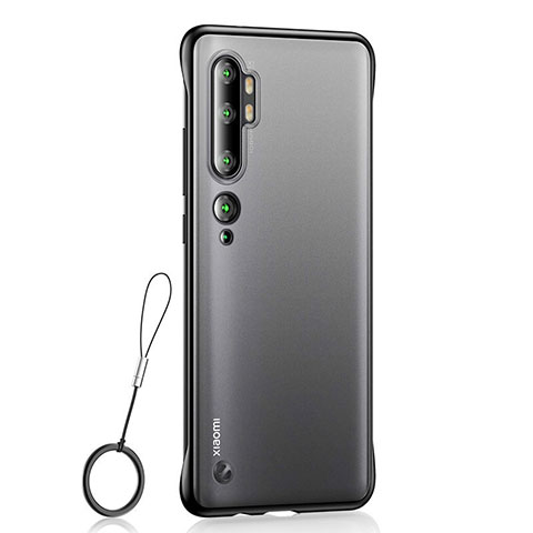 Handyhülle Hülle Crystal Tasche Schutzhülle H01 für Xiaomi Mi Note 10 Schwarz