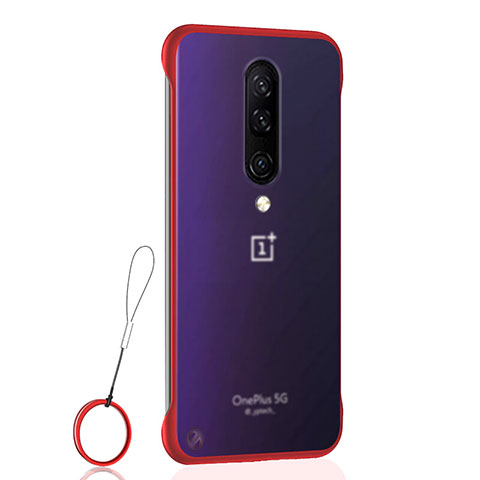 Handyhülle Hülle Crystal Tasche Schutzhülle H02 für OnePlus 8 Rot