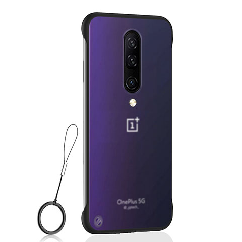 Handyhülle Hülle Crystal Tasche Schutzhülle H02 für OnePlus 8 Schwarz