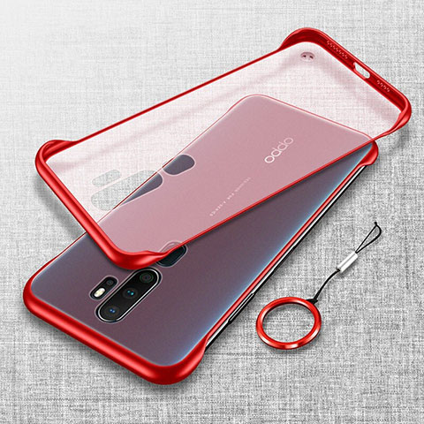 Handyhülle Hülle Crystal Tasche Schutzhülle H02 für Oppo A11X Rot