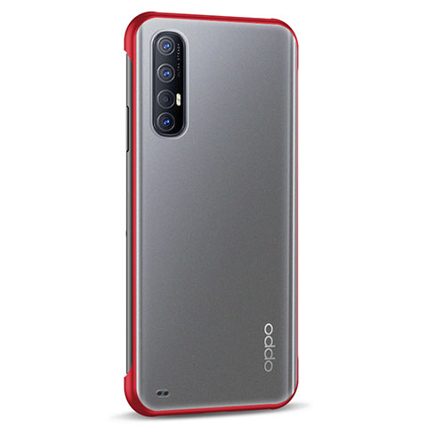 Handyhülle Hülle Crystal Tasche Schutzhülle H02 für Oppo Reno3 Pro Rot