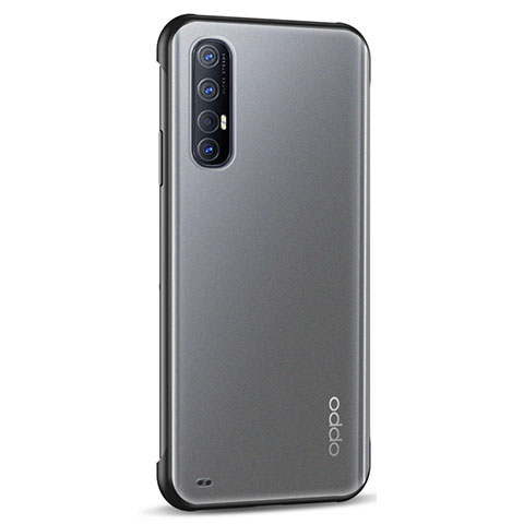 Handyhülle Hülle Crystal Tasche Schutzhülle H02 für Oppo Reno3 Pro Schwarz