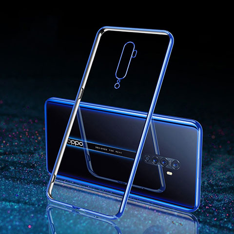 Handyhülle Hülle Crystal Tasche Schutzhülle H04 für Oppo Reno2 Blau