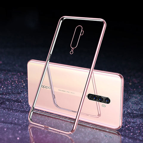 Handyhülle Hülle Crystal Tasche Schutzhülle H04 für Oppo Reno2 Rosegold