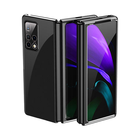 Handyhülle Hülle Crystal Tasche Schutzhülle QH1 für Huawei Mate X2 Schwarz