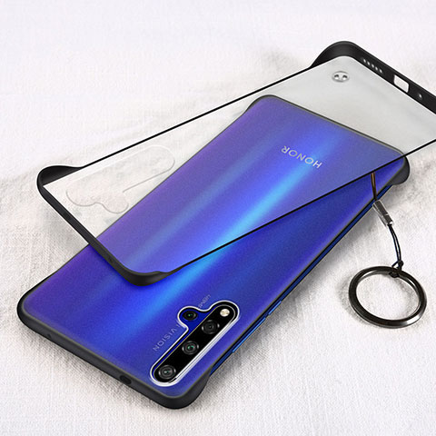 Handyhülle Hülle Crystal Tasche Schutzhülle S01 für Huawei Honor 20S Schwarz