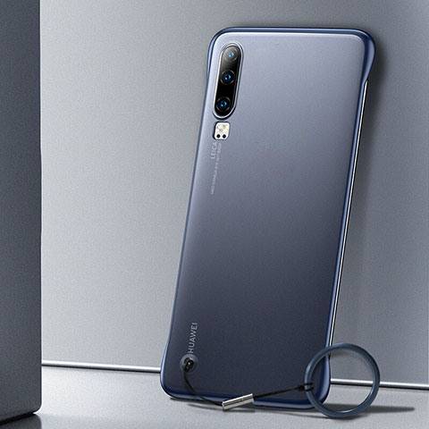 Handyhülle Hülle Crystal Tasche Schutzhülle S01 für Huawei P30 Blau