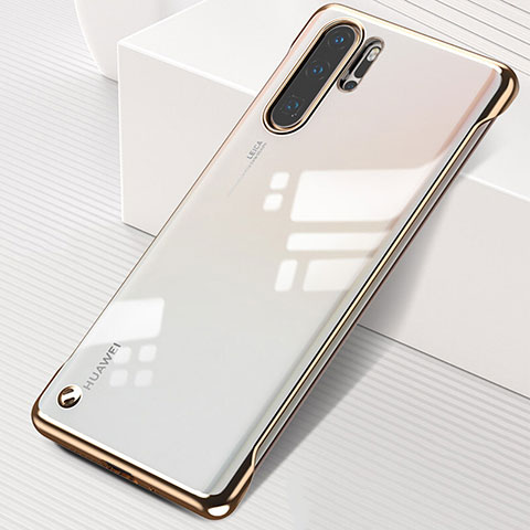 Handyhülle Hülle Crystal Tasche Schutzhülle S01 für Huawei P30 Pro Gold