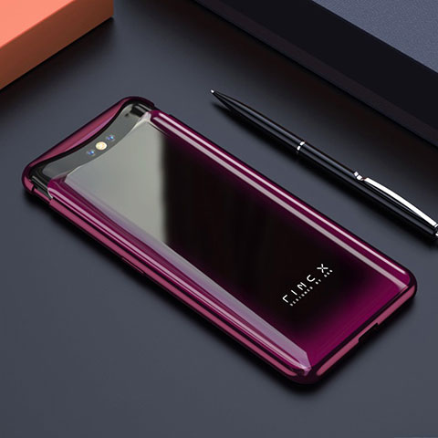 Handyhülle Hülle Crystal Tasche Schutzhülle S01 für Oppo Find X Pink