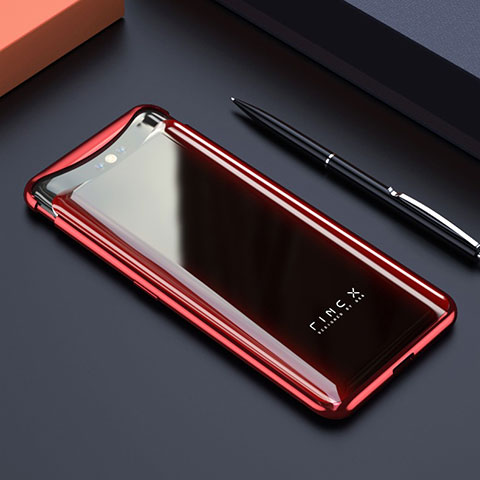 Handyhülle Hülle Crystal Tasche Schutzhülle S01 für Oppo Find X Rot