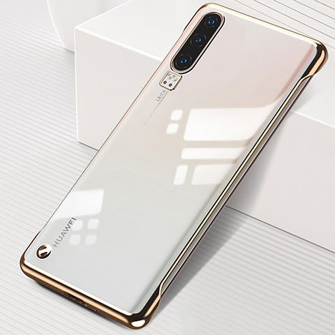 Handyhülle Hülle Crystal Tasche Schutzhülle S02 für Huawei P30 Gold