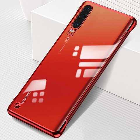 Handyhülle Hülle Crystal Tasche Schutzhülle S02 für Huawei P30 Rot