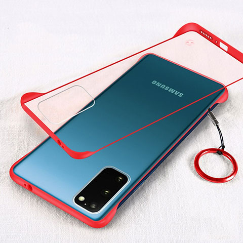 Handyhülle Hülle Crystal Tasche Schutzhülle S02 für Samsung Galaxy S20 Rot