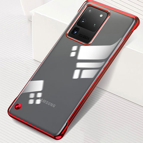Handyhülle Hülle Crystal Tasche Schutzhülle S02 für Samsung Galaxy S20 Ultra Rot