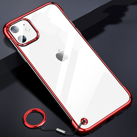 Handyhülle Hülle Crystal Tasche Schutzhülle S03 für Apple iPhone 11 Rot