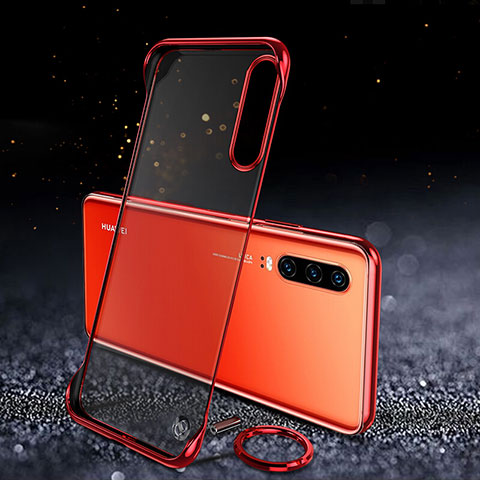 Handyhülle Hülle Crystal Tasche Schutzhülle S03 für Huawei P30 Rot