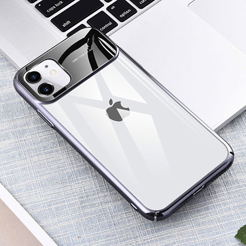 Handyhülle Hülle Crystal Tasche Schutzhülle S04 für Apple iPhone 11 Grau