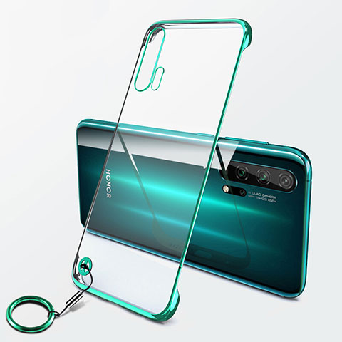 Handyhülle Hülle Crystal Tasche Schutzhülle S04 für Huawei Honor 20 Pro Grün