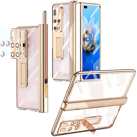 Handyhülle Hülle Crystal Tasche Schutzhülle ZL1 für Huawei Mate X2 Gold