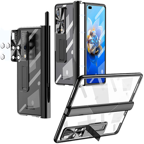 Handyhülle Hülle Crystal Tasche Schutzhülle ZL1 für Huawei Mate X2 Schwarz