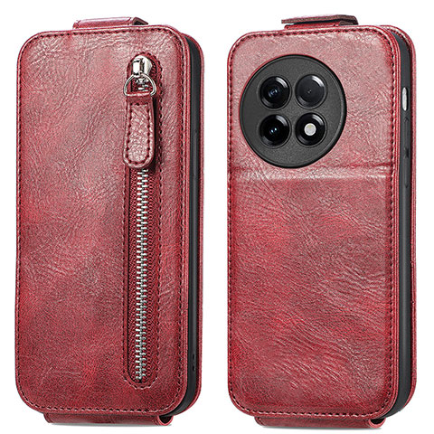 Handyhülle Hülle Flip Tasche Leder für OnePlus 11R 5G Rot