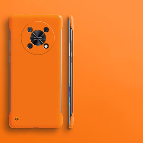 Handyhülle Hülle Hartschalen Kunststoff Rahmenlos Schutzhülle Tasche Matt für Huawei Enjoy 50 Pro Orange