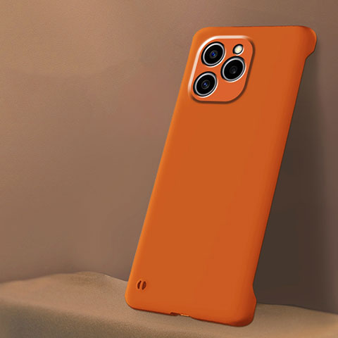 Handyhülle Hülle Hartschalen Kunststoff Rahmenlos Schutzhülle Tasche Matt für Huawei Honor 60 SE 5G Orange