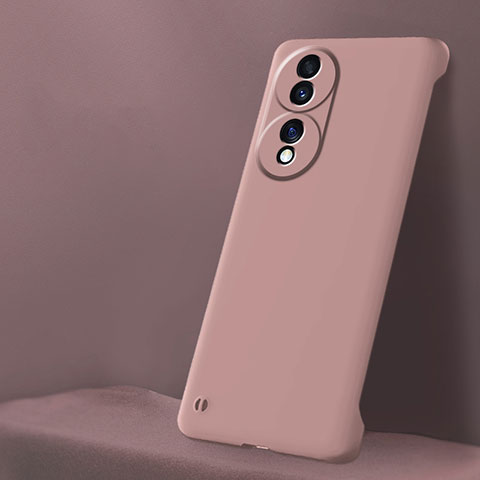 Handyhülle Hülle Hartschalen Kunststoff Rahmenlos Schutzhülle Tasche Matt für Huawei Honor 70 5G Rosa