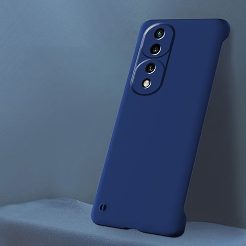 Handyhülle Hülle Hartschalen Kunststoff Rahmenlos Schutzhülle Tasche Matt für Huawei Honor 70 Pro+ Plus 5G Blau