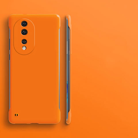 Handyhülle Hülle Hartschalen Kunststoff Rahmenlos Schutzhülle Tasche Matt für Huawei Honor 80 5G Orange