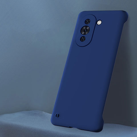 Handyhülle Hülle Hartschalen Kunststoff Rahmenlos Schutzhülle Tasche Matt für Huawei Nova 10 Pro Blau