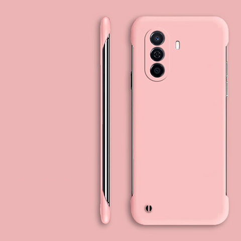 Handyhülle Hülle Hartschalen Kunststoff Rahmenlos Schutzhülle Tasche Matt für Huawei Nova Y70 Rosa