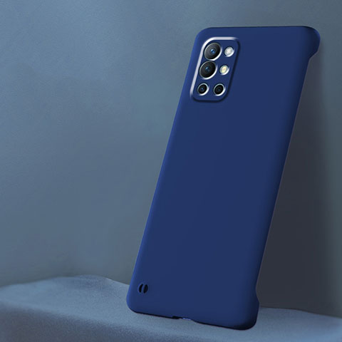 Handyhülle Hülle Hartschalen Kunststoff Rahmenlos Schutzhülle Tasche Matt für OnePlus 9R 5G Blau